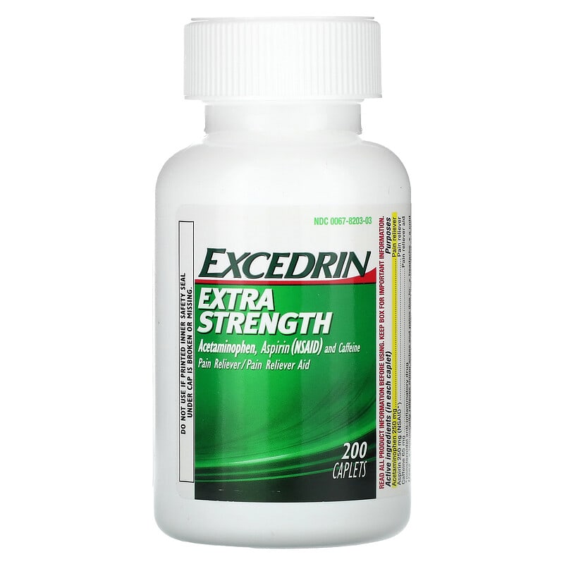 Excedrin, Headache, 200 Caplets