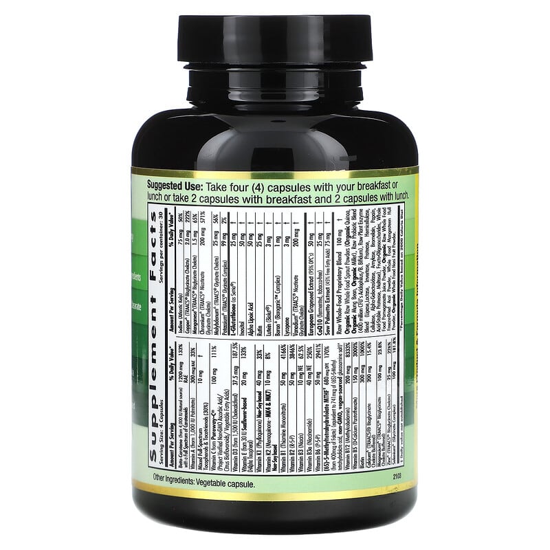 Emerald Laboratories, Coenzymated Men's 45+ Clinical+ Multi, 120 Vegetable Caps