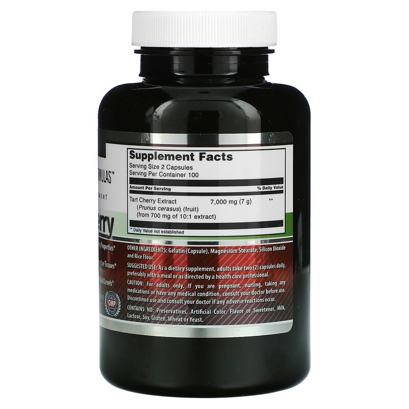 Amazing Nutrition, Tart Cherry, 200 Capsules (3,500 mg per Capsule)