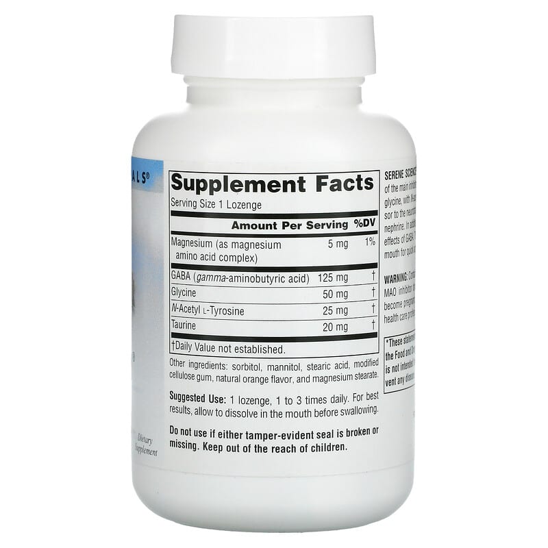 Source Naturals, Serene Science®, GABA Calm®, Orange, 120 Lozenges