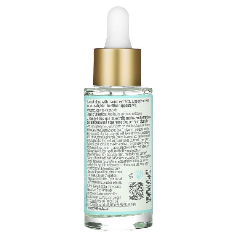 Pacifica, Sea &amp; C Love, Vitamin Serum, 1 fl oz (29 ml)