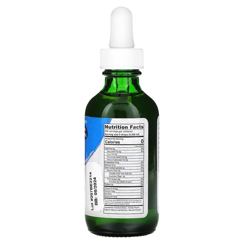 SweetLeaf Stevia, Sweet Drops®, Vanilla Creme, 2 fl oz (60 ml)
