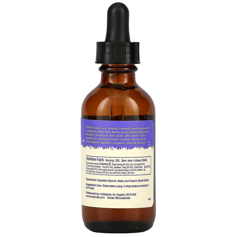 NuNaturals, Stevia, Alcohol-Free , 2 fl oz (59 ml)