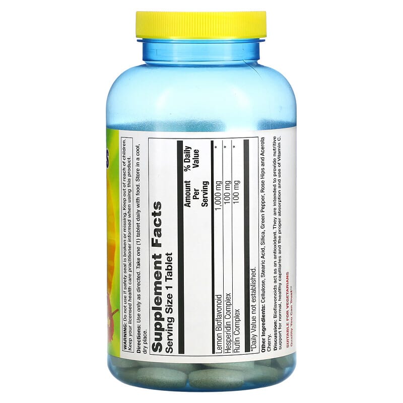 Nature's Life, Lemon Bioflavonoids, 1,000 mg, 250 Tablets