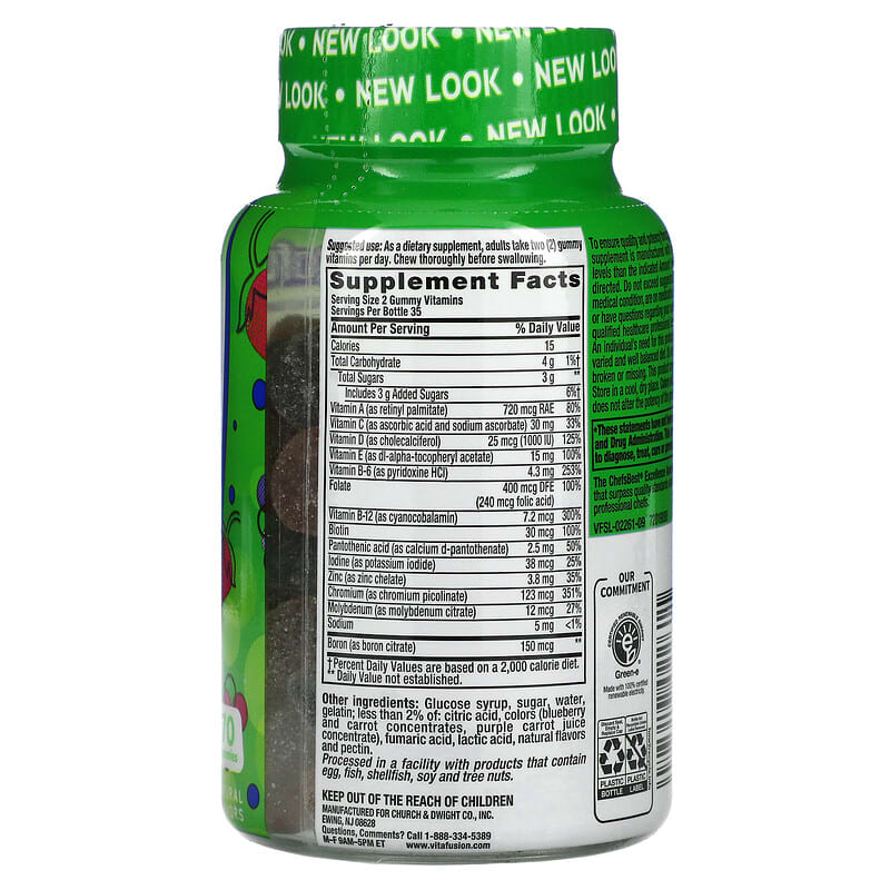 VitaFusion, Men's Multi Gummies, Natural Berry, 70 Gummies