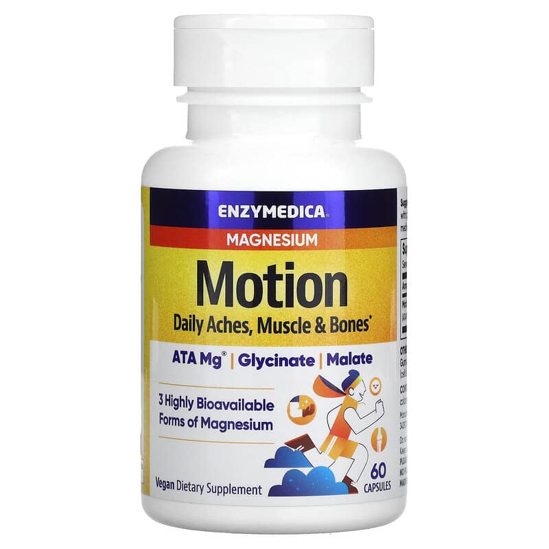 Enzymedica, Motion, Magnesium , 60 Capsules