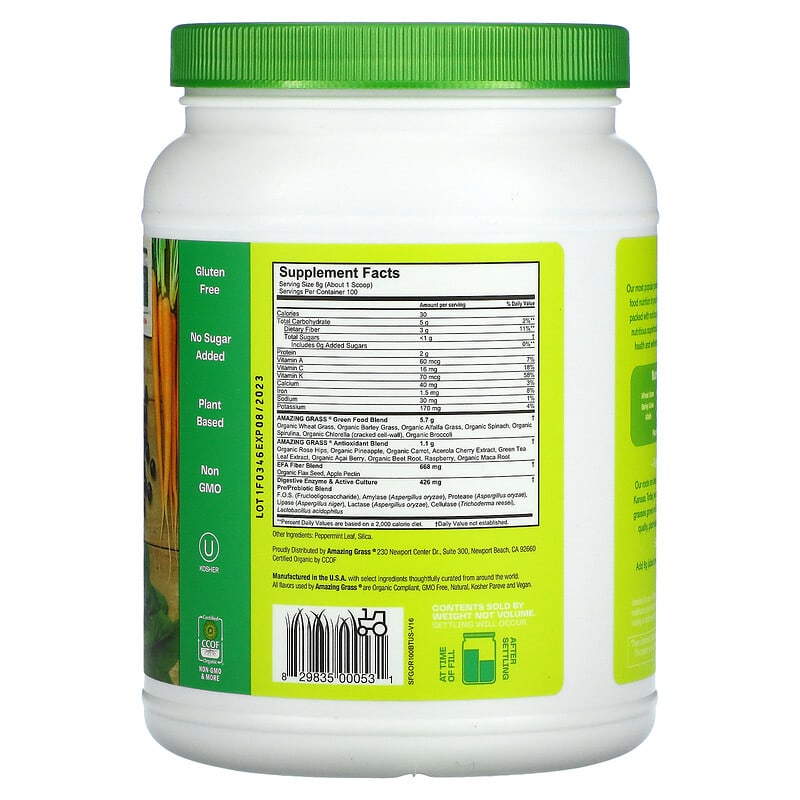 Amazing Grass, Greens Blend Superfood, 1.76 lb (800 g)