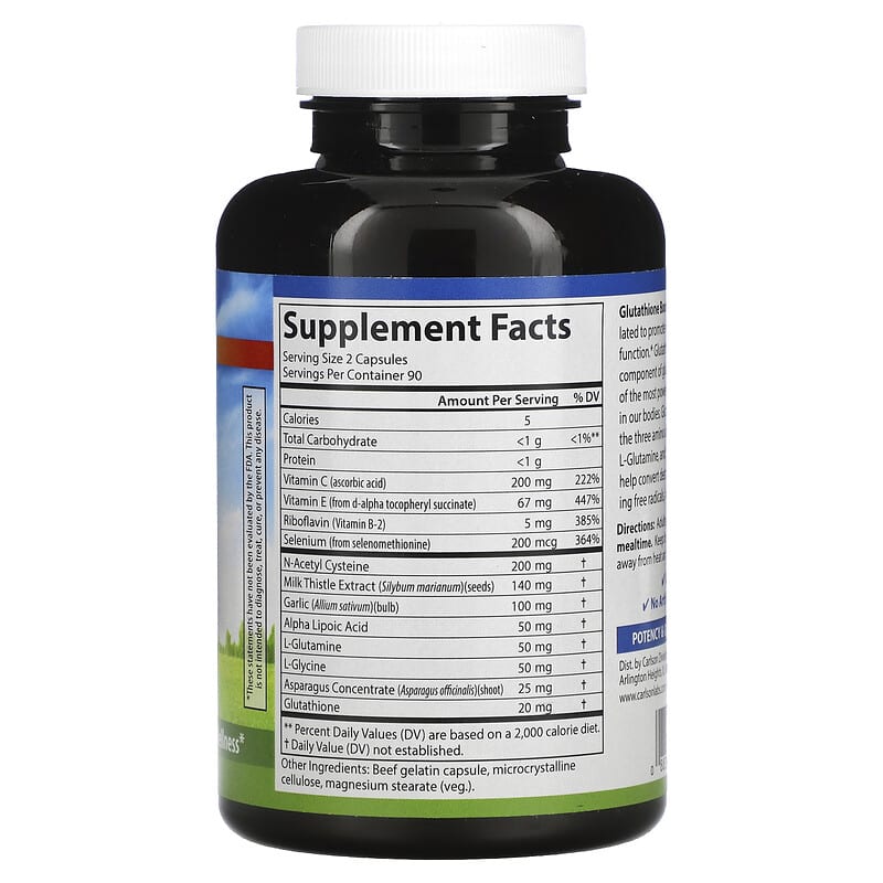 Carlson, Glutathione Booster®, 180 Capsules