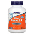 NOW Foods, Ultra Omega 3-D, 600 EPA / 300 DHA, 90 Fish Softgels