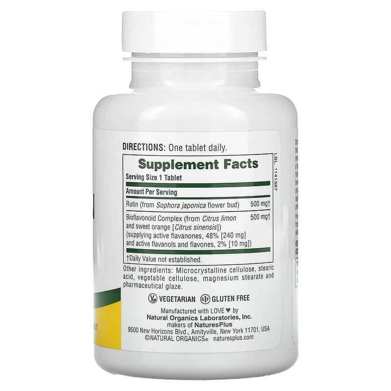 NaturesPlus, Biorutin, 90 Tablets
