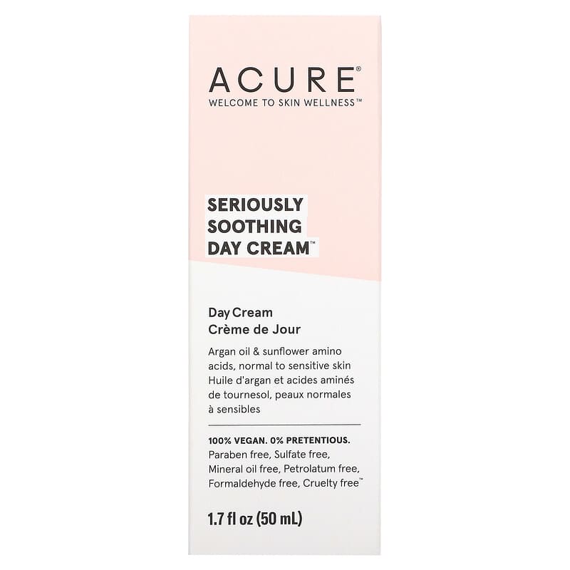 ACURE, Soothing Day Cream, For Sensitive Skin, 1.7 fl oz (50 ml)