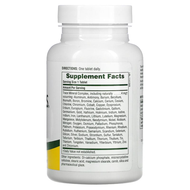 NaturesPlus, Trace-Mins®, Trace Mineral Complex, 180 Tablets