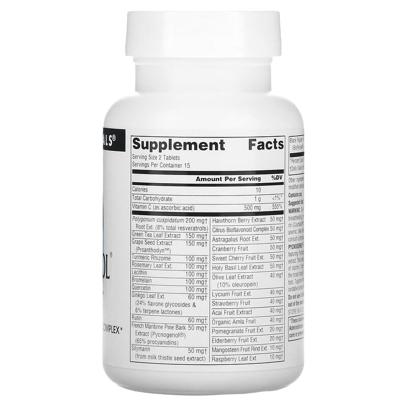 Source Naturals, Pycnogenol® Supreme, 30 Tablets