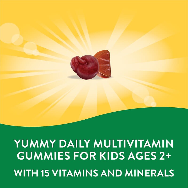 Nature's Way, Alive! Kids, Gummy Multivitamin, Cherry, Orange &amp; Grape , 60 Gummies