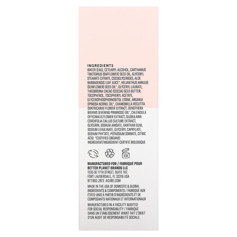 ACURE, Soothing Day Cream, For Sensitive Skin, 1.7 fl oz (50 ml)