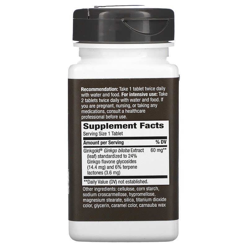 Nature's Way, Ginkgold®, 150 Tablets (60 mg per Tablet)