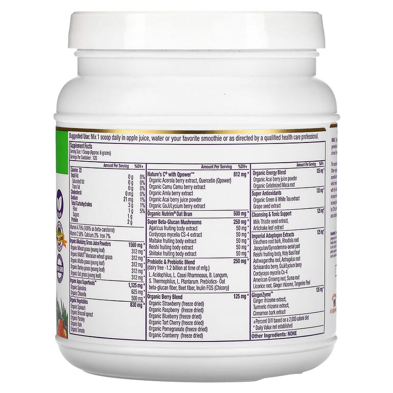 Paradise Herbs, ORAC Energy® Greens, Original Unflavored , 25.6 oz (728 g)