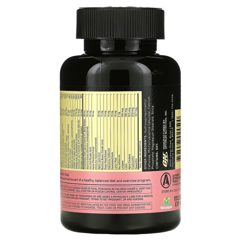 Optimum Nutrition, Opti-Women®, Multivitamin for Active Women, 60 Capsules