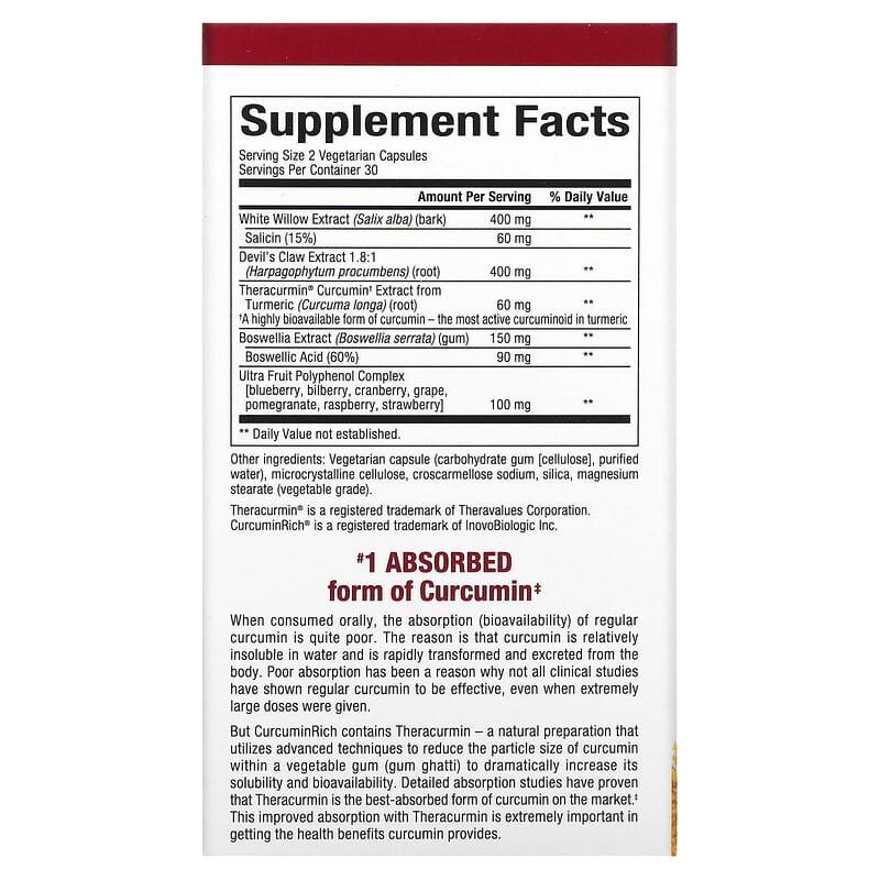 Natural Factors, CurcuminRich®, Joint Curcumizer®, 60 Vegetarian Capsules