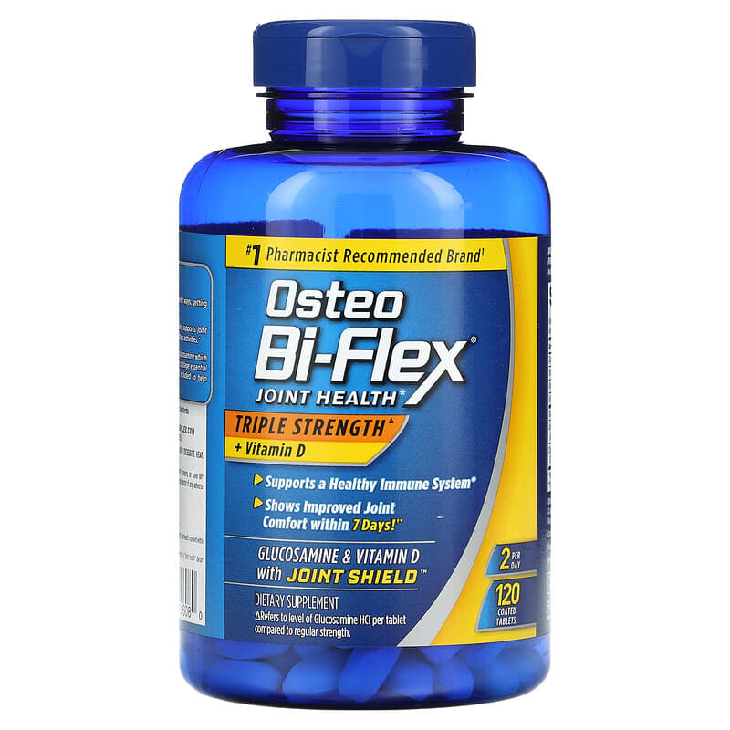Osteo Bi-Flex, Joint Health + Vitamin D, Triple Strength, 120 Coated Tablets