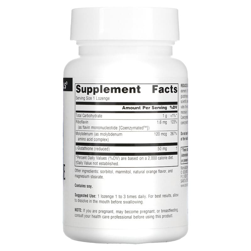 Source Naturals, Reduced Glutathione Complex, Orange, 100 Lozenges