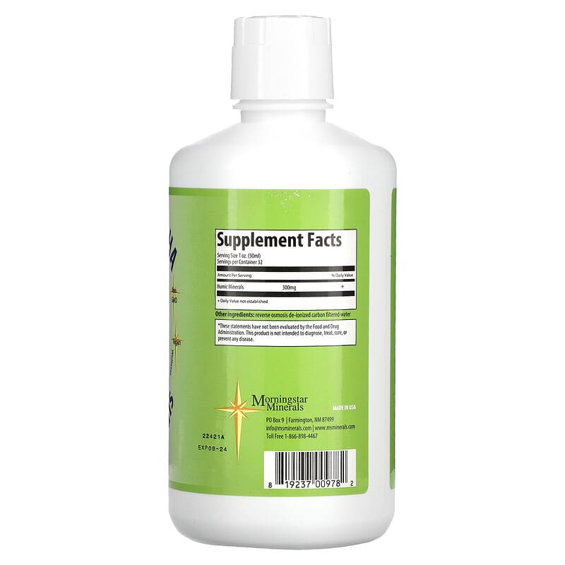 Morningstar Minerals, Vitality Boost HA, Humic Minerals, 32 oz (946 ml)