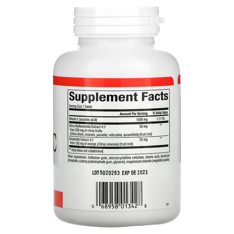 Natural Factors, Vitamin C, Time Release, 1,000 mg, 180 Tablets
