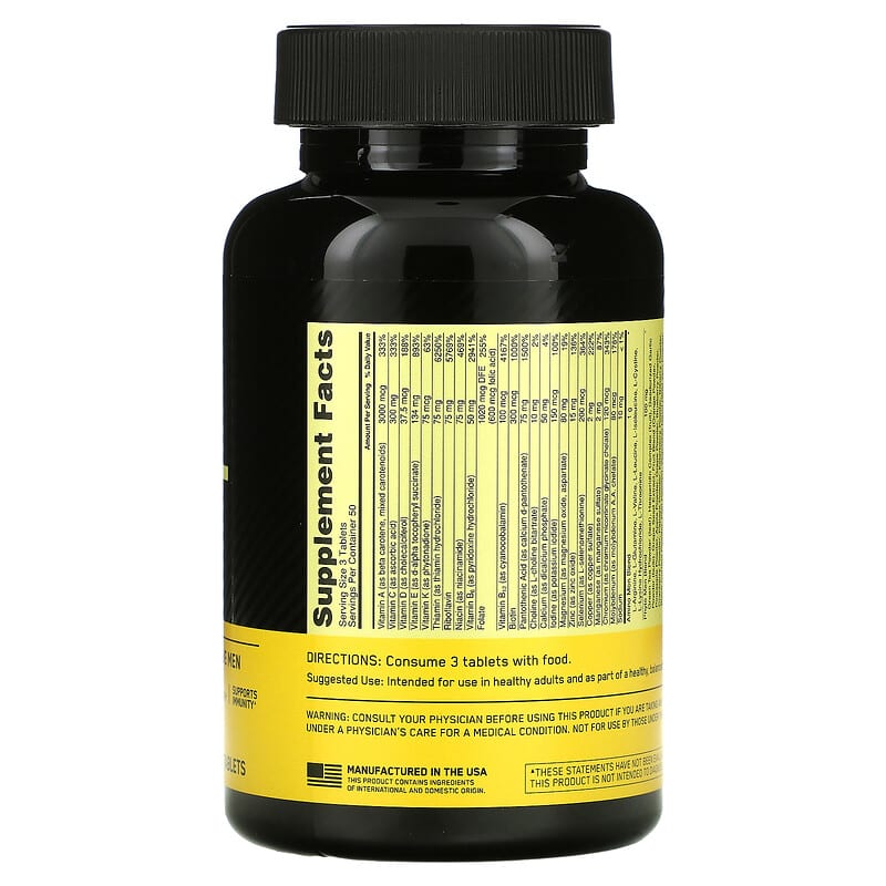 Optimum Nutrition, Opti-Men®, 150 Tablets