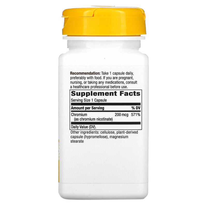 Nature's Way, GTF Chromium, 200 mcg, 100 Vegan Capsules