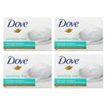 Dove, Beauty Bar Soap, Sensitive Skin, Fragrance Free, 4 Bars, 3.75 oz (106 g) Each