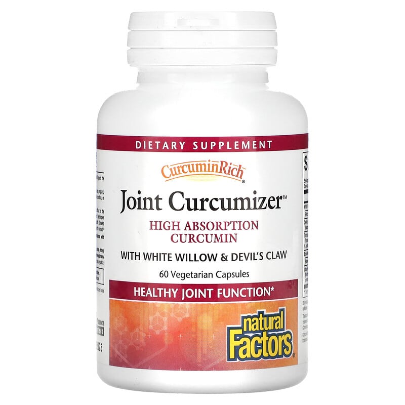 Natural Factors, CurcuminRich®, Joint Curcumizer®, 60 Vegetarian Capsules