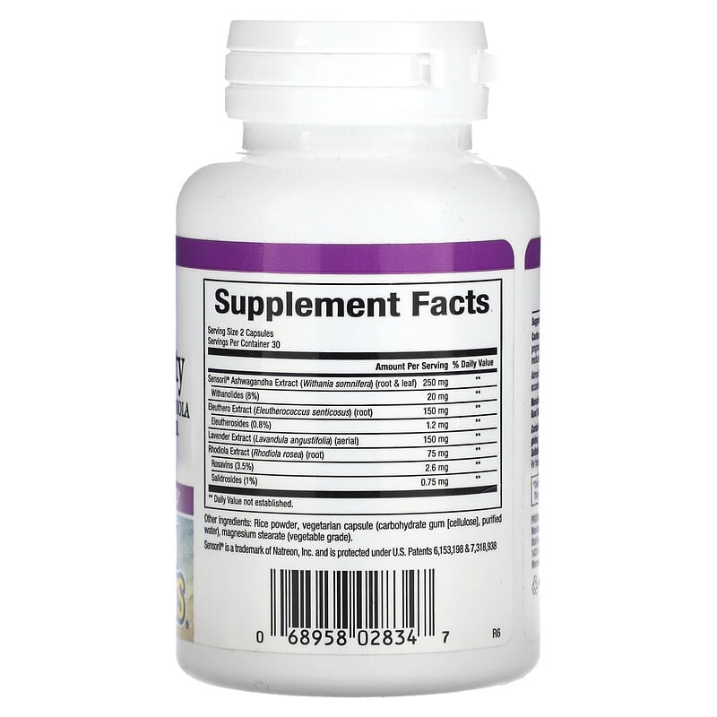 Natural Factors, Stress-Relax®, Adrenal Serenity, 60 Vegetarian Capsules