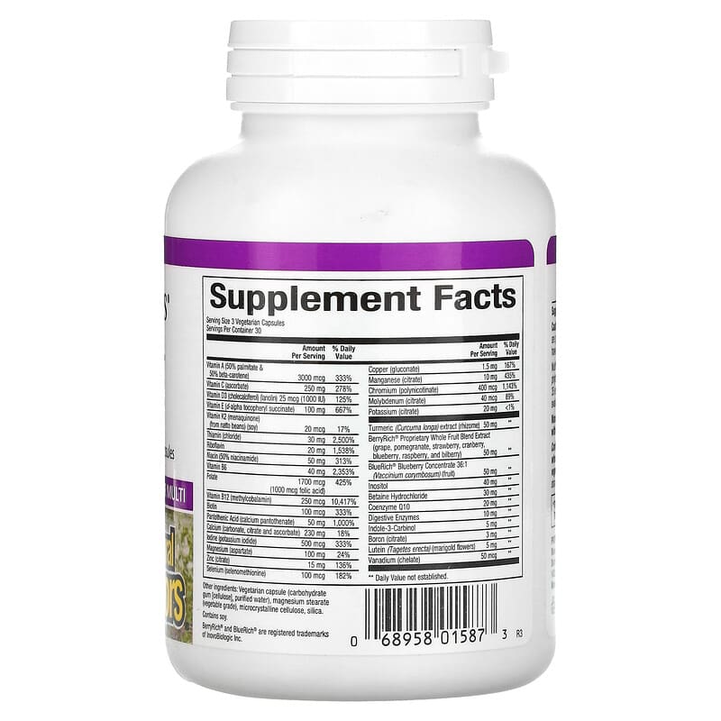 Natural Factors, MultiFactors® Women's 50+, 90 Vegetarian Capsules