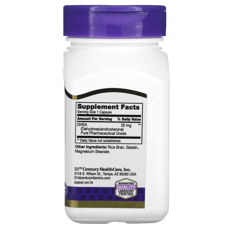 21st Century, DHEA, 90 Capsules