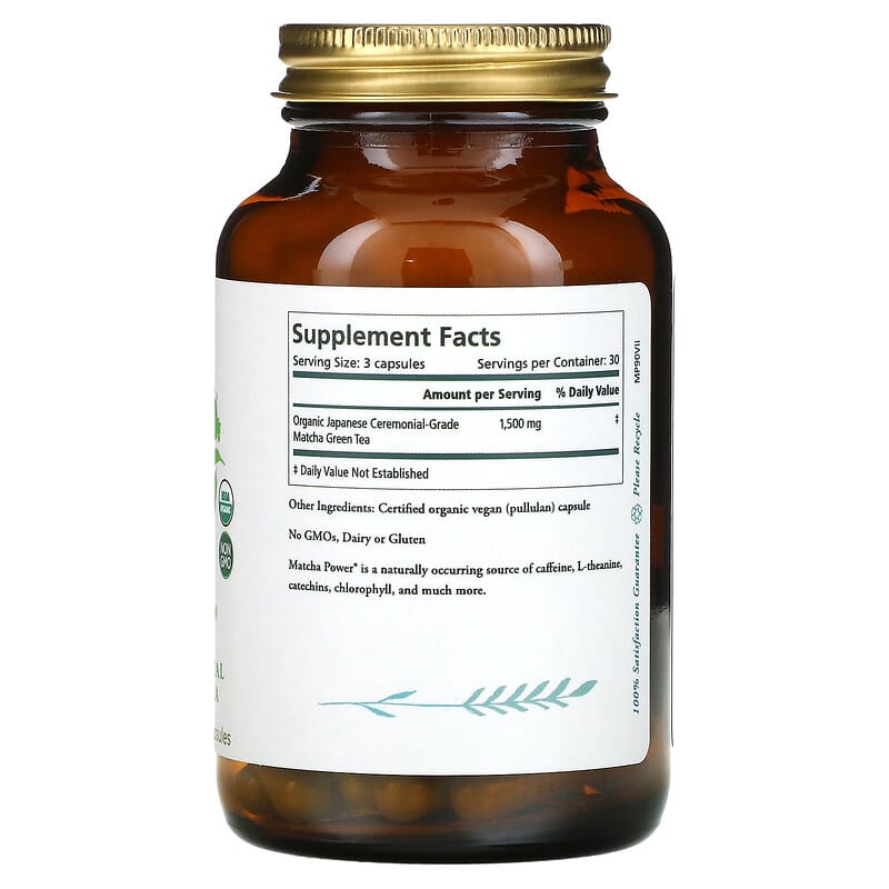 Pure Synergy, Matcha Power, 90 Capsules (500 mg per Capsule)