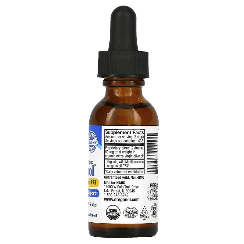 North American Herb &amp; Spice, Oreganol, Oil of Wild Oregano, 1 fl oz (30 ml)
