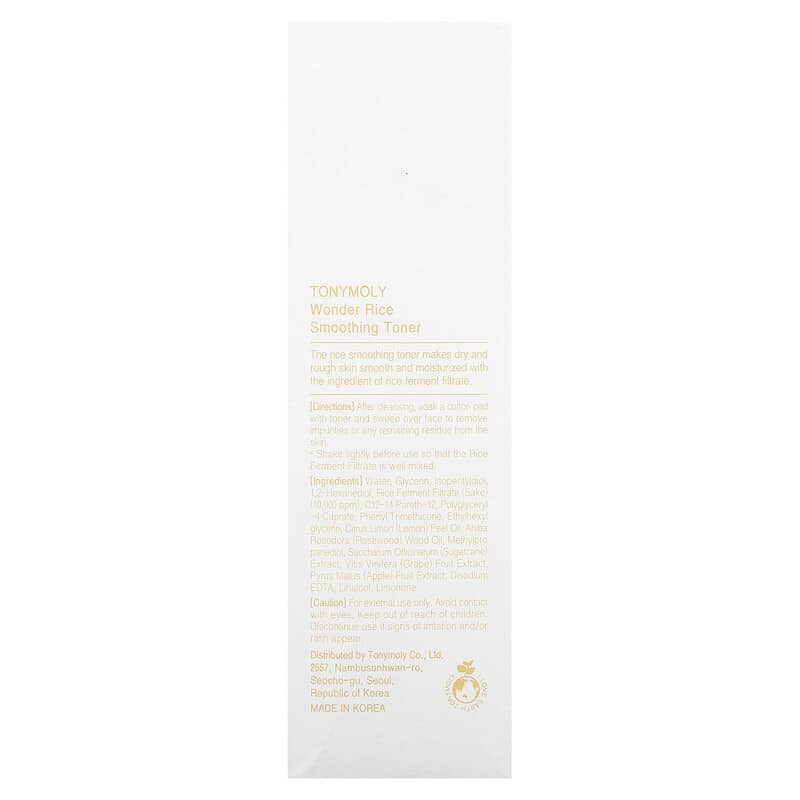 TonyMoly, Wonder, Rice Smoothing Toner, 6.76 fl oz (200 ml)