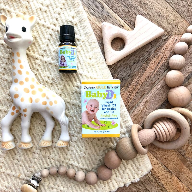California Gold Nutrition, Baby Vitamin D3 Drops, 10 mcg (400 IU), 0.34 fl oz (10 ml)