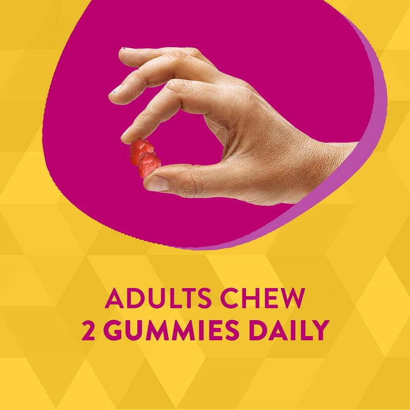 Nature's Way, Alive!® Hair, Skin &amp; Nails Premium Gummy, Strawberry, 60 Gummies