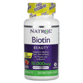 Natrol, Biotin, Fast Dissolve, Strawberry, 10,000 mcg, 60 Tablets