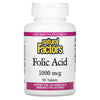 Natural Factors, Folic Acid, 1,000 mcg, 90 Tablets