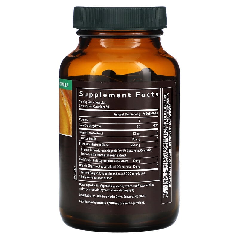 Gaia Herbs, Turmeric Supreme®, 120 Vegan Liquid Phyto-Caps