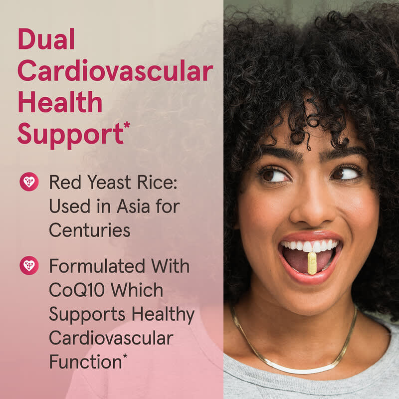 Jarrow Formulas, Vegan Red Yeast Rice + Co-Q10, 120 Veggie Capsules