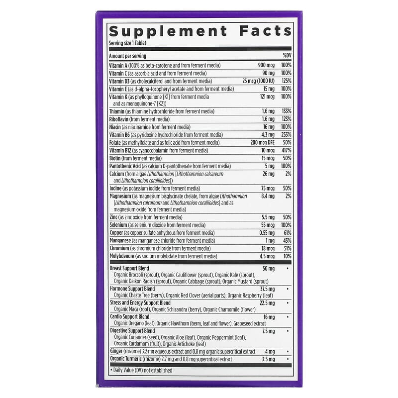 New Chapter, One Daily, Every Woman's Multivitamin40+, 48 Vegetarian Tablets