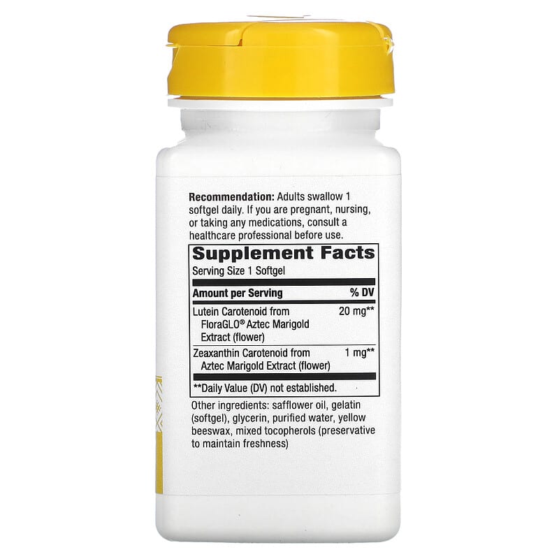 Nature's Way, Lutein, 20 mg, 60 Softgels