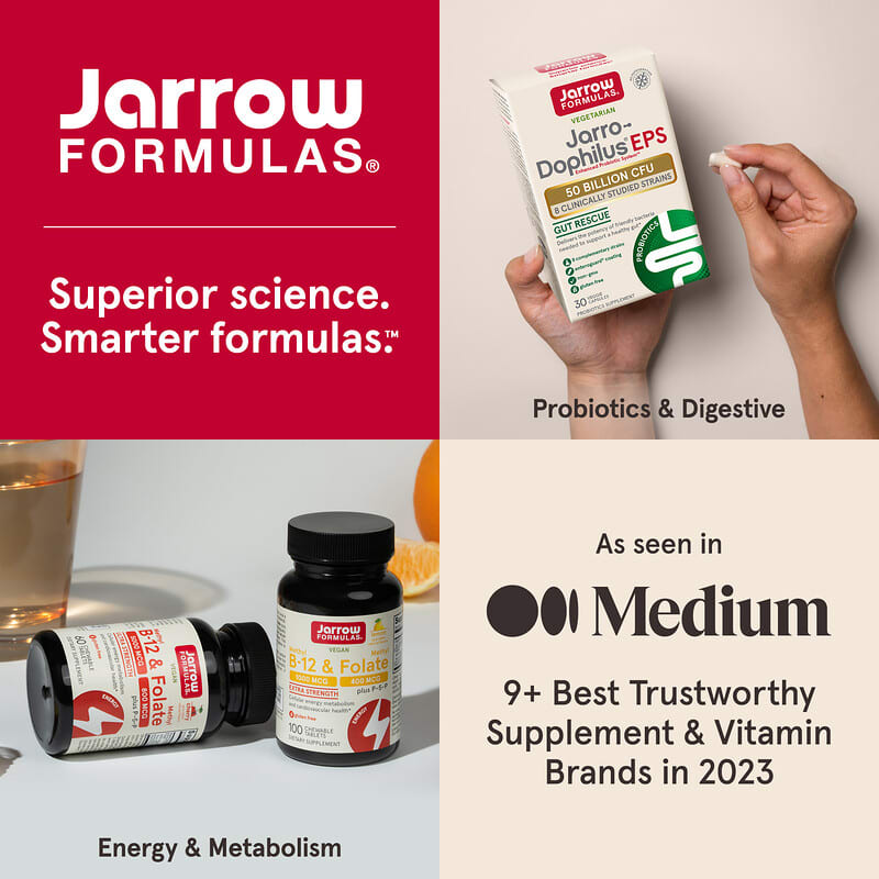 Jarrow Formulas, Vegan Red Yeast Rice + Co-Q10, 120 Veggie Capsules