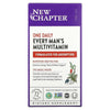 New Chapter, One Daily  Every Man's Multivitamin, 72 Vegetarian Tablets