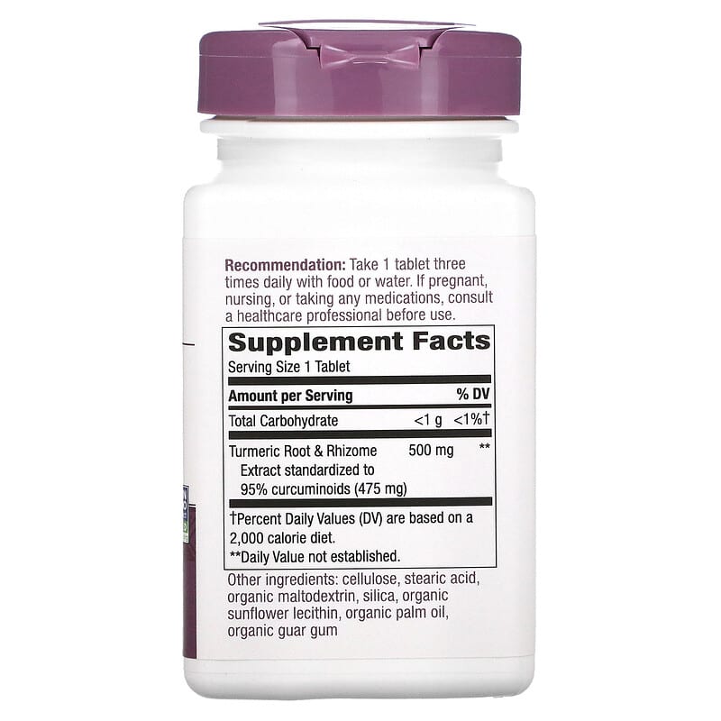 Nature's Way, Turmeric, Premium Extract, 500 mg, 120  Vegan Tablets