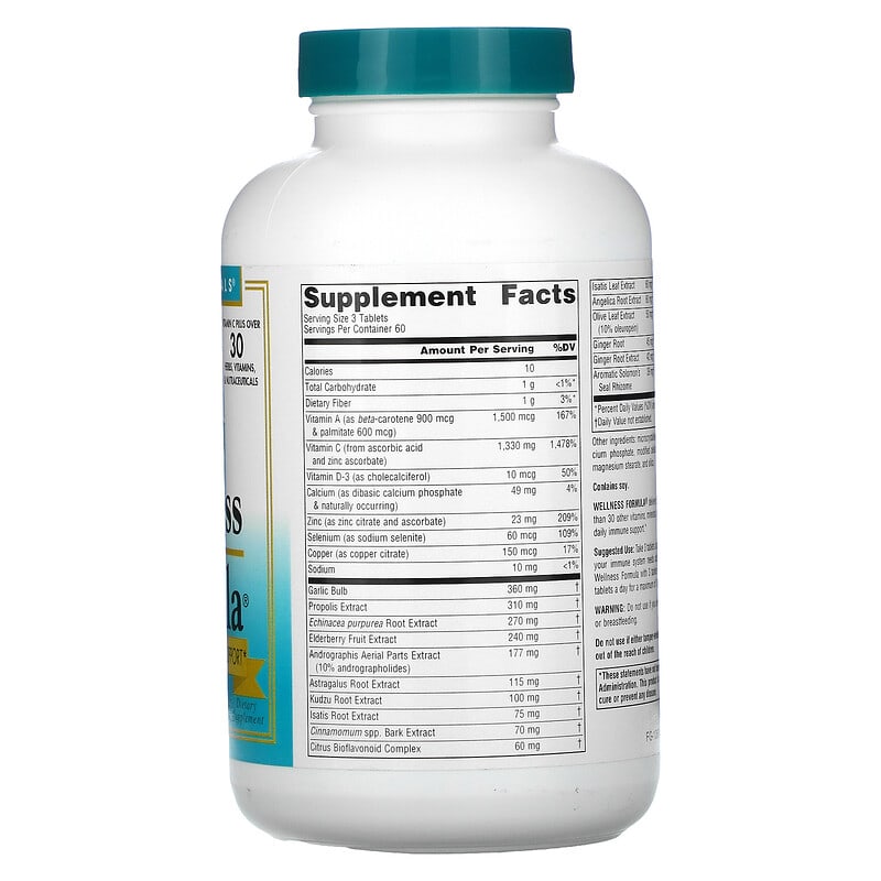 Source Naturals, Wellness Formula®, Advanced Immune Support, 180 Tablets