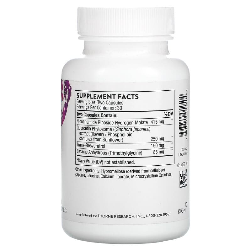 Thorne, ResveraCel®, 60 Capsules
